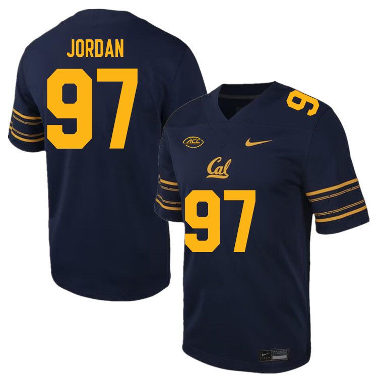 California Golden Bears #97 Cameron Jordan ACC Conference College Football Jerseys Stitched Sale-Navy